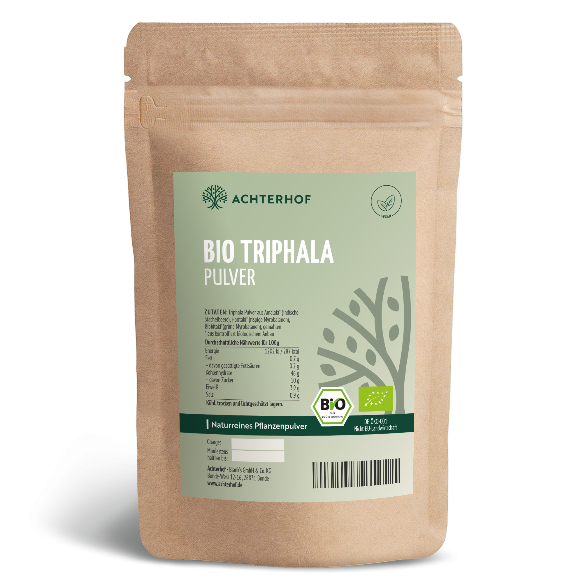Bio Triphala Pulver (500g)