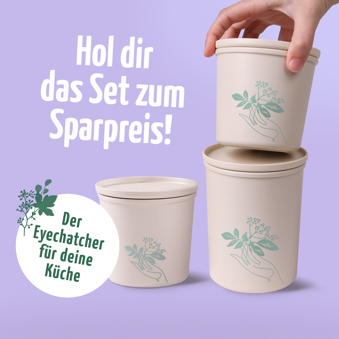 Mond Milch Mischung 3er Bio Set + Frischhaltedosen