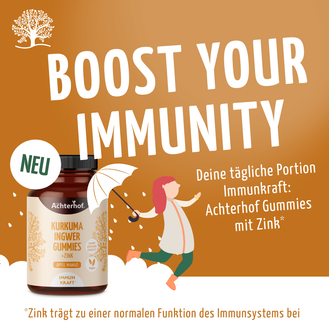 Saftgold Kurkuma Ingwer Gummies Apfel Mango + Zink (48 Stück)
