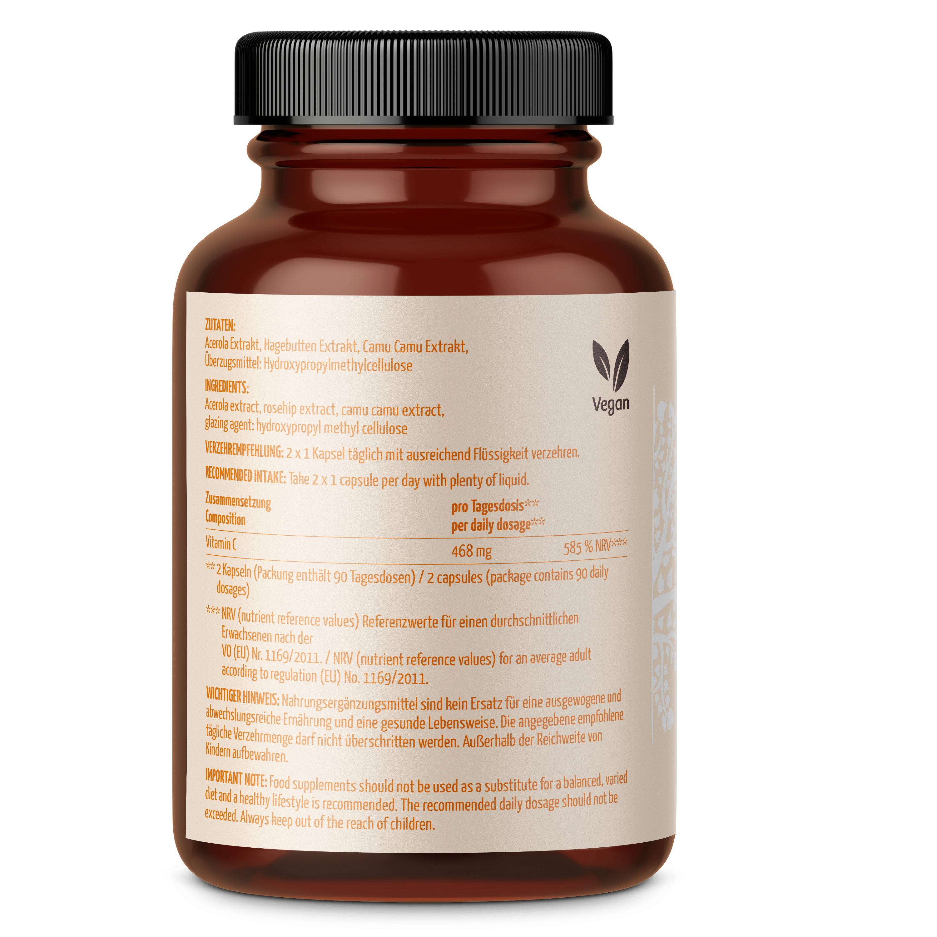 Vitamin C Kapseln (180 Kapseln)