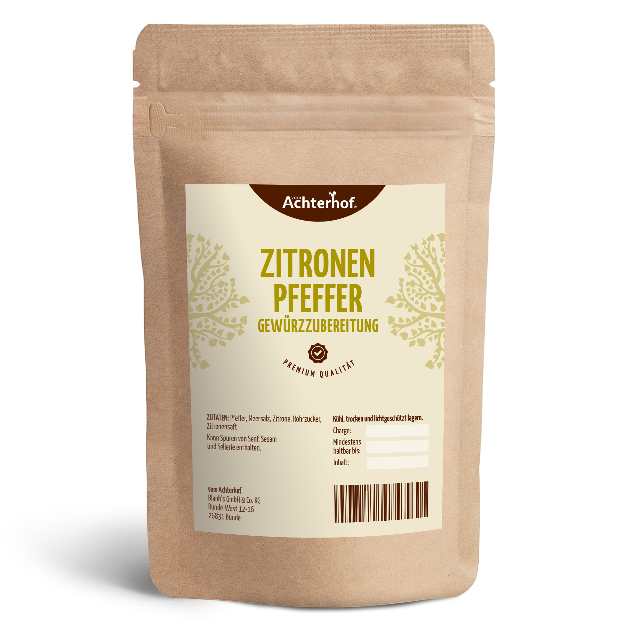 Zitronenpfeffer Gewürzzubereitung (100g)